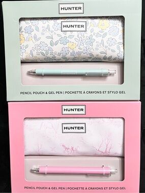 HUNTER Pencil Pouch & Gel Pen Set- Choose One